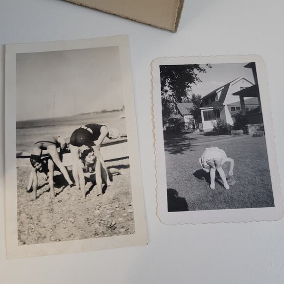 Lot of 21 Antique & Vintage Portrait Photographs – Cabinet Cards & Snapshots - Picture 14 of 14